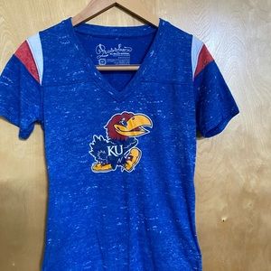 KU Jayhawks Women’s fitted T-shirt.